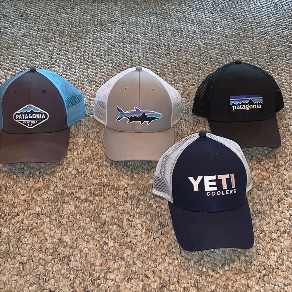 Patagonia and Yeti hats Adjustable!